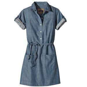 Patagonia Chesser Island Denim Chambray Dress size 4